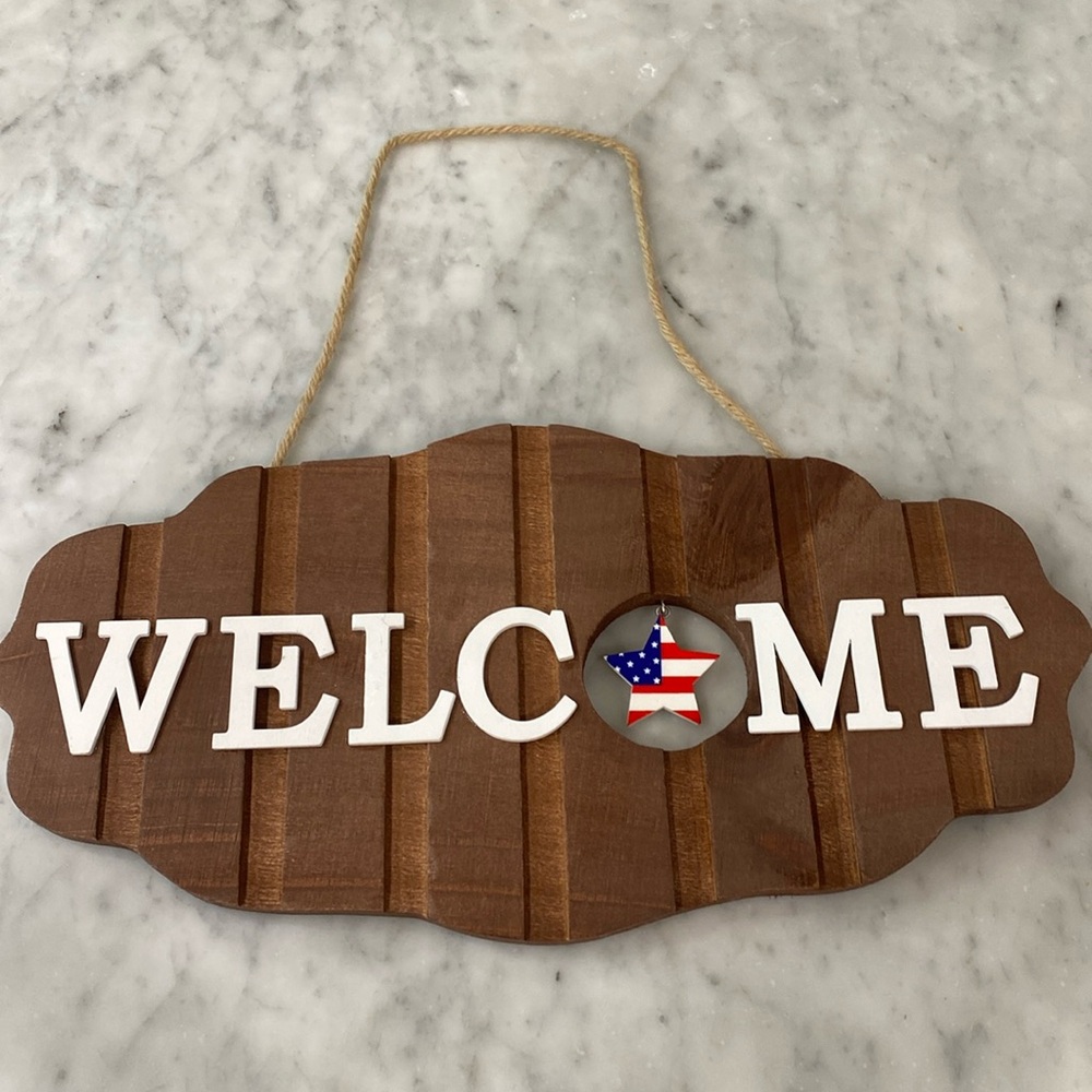 Welcome sign